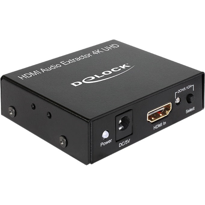 Delock HDMI audio extractor 4K adapter (black)