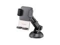 Techancy Suporte para TelemOvel com Ventosa TI2337, Operação com Uma Mão, ABS de Alta Resistência, para Smartphones 4.7"-7.2", Preto