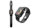 Pulseira totalmente adesiva para relógio Techancy, KC2112, compatível com Apple Watch 38-40 mm, Preto